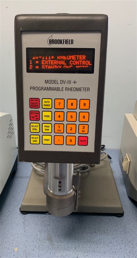 brookfield lv dv iii|rotational viscometer brookfield.